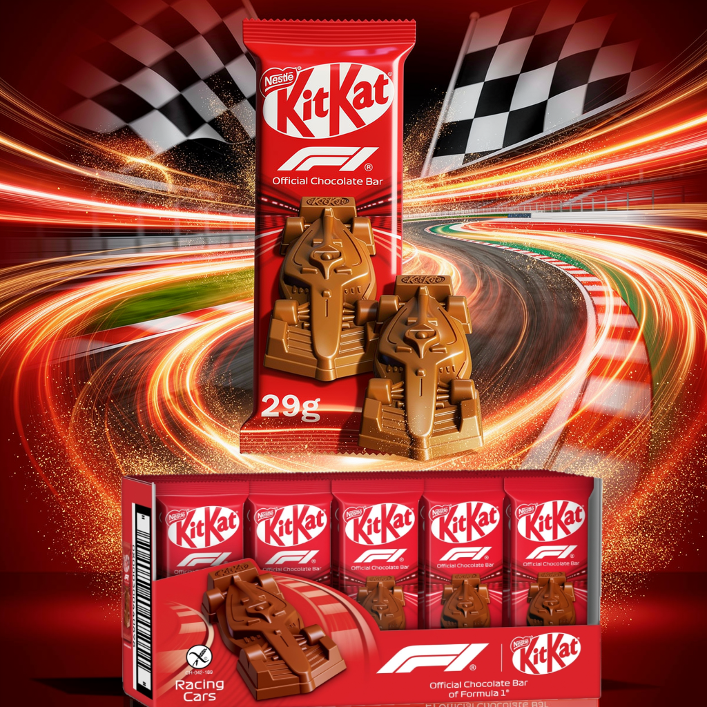 KitKat's F1 Chocolate Car: A Sweet Pit Stop for Fans